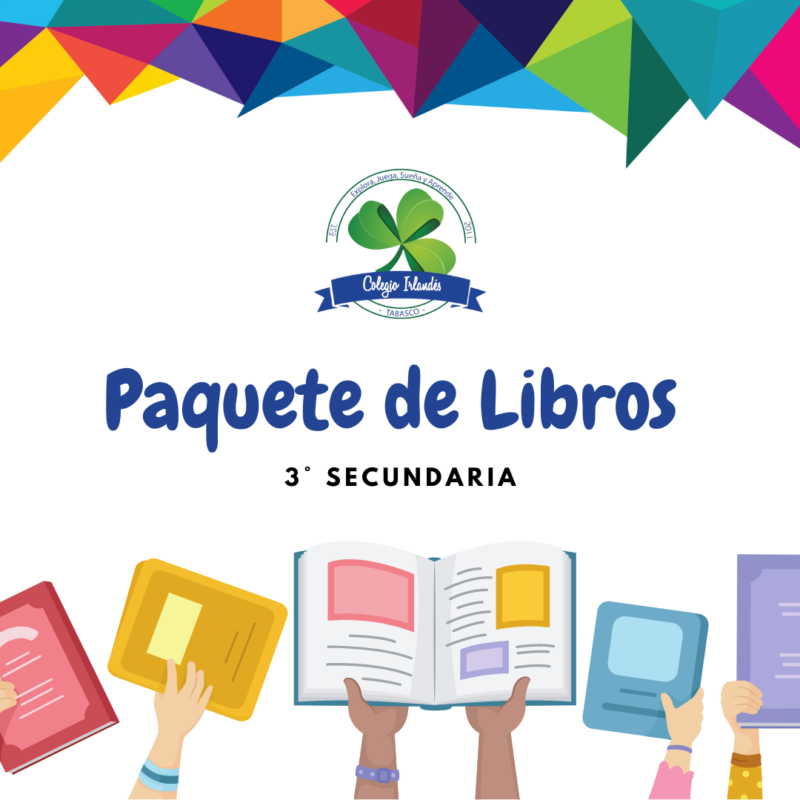 PAQUETE DE LIBROS SECUNDARIA 3°